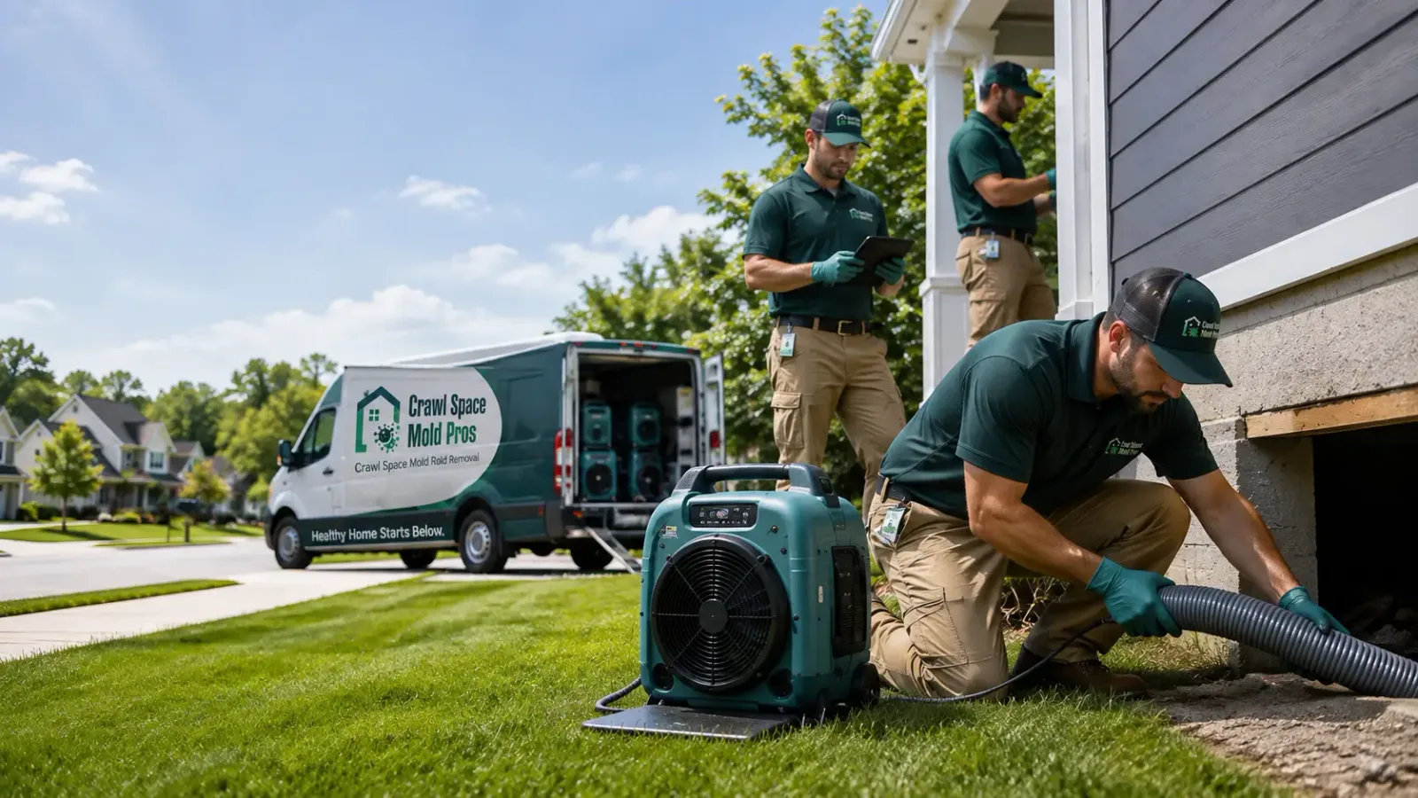 Crawl Space Mold Removal in Crapo, MD